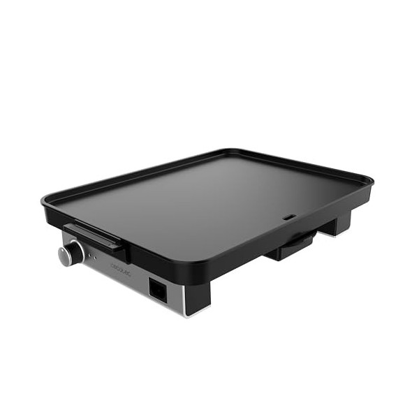 Cecotec Gril Électrique Aimant 1800, Pièces Magnétiques Détachables, 800W, aluminium avec revêtement en téflon, antiadhésif, 