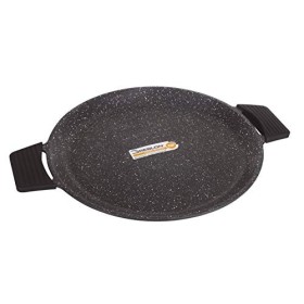 KLAUS - Galetiere à pain -Plancha - PlatTajine- Rond 36 cm Tous feux dont Induction En Fonte dAluminium 36 cm 