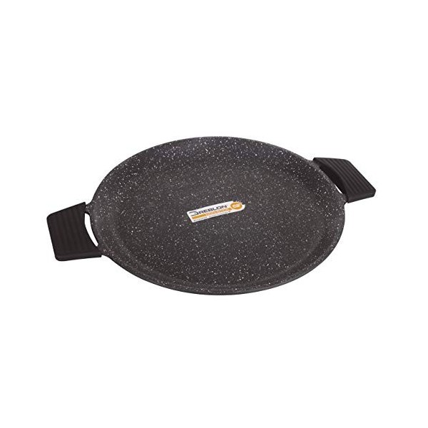 KLAUS - Galetiere à pain -Plancha - PlatTajine- Rond 36 cm Tous feux dont Induction En Fonte dAluminium 36 cm 