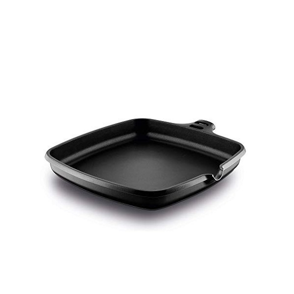 FUNDIX F3-IP27 Plancha à Induction Manche Kiwi 27 Cm, Aluminium Plancha