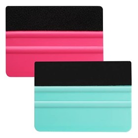 Raclette de Film de Fenêtre 2 Pièces Film de Raclette Absorbant en Feutre pour linstallation de Décalcomanies de Carrelage, 