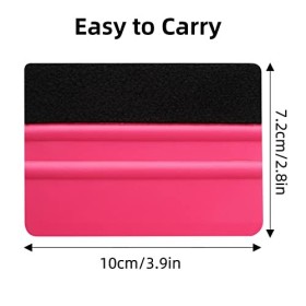 Raclette de Film de Fenêtre 2 Pièces Film de Raclette Absorbant en Feutre pour linstallation de Décalcomanies de Carrelage, 