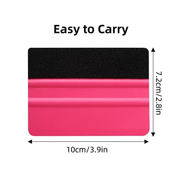 Raclette de Film de Fenêtre 2 Pièces Film de Raclette Absorbant en Feutre pour linstallation de Décalcomanies de Carrelage, 