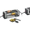Küchenprofi Raclette VISTA2 PLUS - Raclette pour 2 personnes - Extensible jusquà 3 appareils - Acier inoxydable - Plaque de 