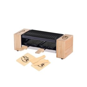 LITTLE BALANCE 8618 Raclette 2 Meuuh…!, Appareil à raclette 1/2 personnes, Grill amovible, 2 spatules + 2 planchettes, Sans P