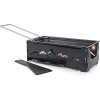Swissmar KF-00536 Nordic Raclette Fromage à raclette avec spatule, acier, noir, 18 cm x 8 cm x 6 cm, portable, chauffe-plat, 