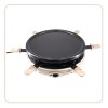 LITTLE BALANCE 8389 Happy Cheese Trio 1200 - Raclette Grill Crêpière - 3 fonctions en 1 seul appareil - 6 personnes - Revêtem