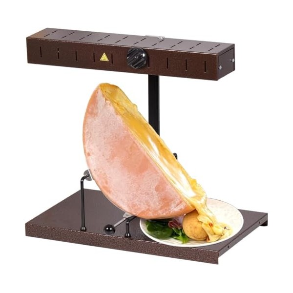 LOUIS TELLIER - Appareil à Raclette Alpage® Signature Original - Taille Adaptée pour toute Portion de Meule - 6 à 8 Personnes