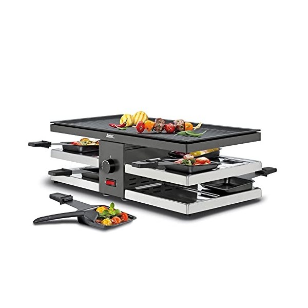 Spring Raclette avec Plaque en Aluminium Noir, KP3267717001