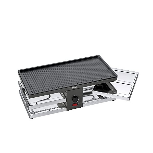 Spring Raclette avec Plaque en Aluminium Noir, KP3267717001