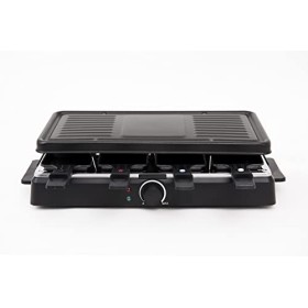 Raclette 8 personnes RC200 Superchef, Grille électrique Raclette Grill 8 Mini poêles 8 spatules Grill électrique Grill Barbec
