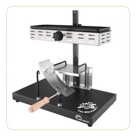 LITTLE BALANCE 8752 Savoyarde 1/2 meule Meuuuh…!, Raclette traditionnelle demi meule, 8 personnes, Rampe chauffante réglable,