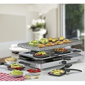 Spring Raclette avec plaque de cuisson en aluminium Gris Taille unique