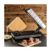 Livoo - Appareil à raclette traditionnel DOC314 – demi-meule, 6/8 personnes, 600W