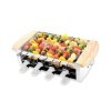 LITTLE BALANCE 8263 Raclette Alpes 1200-8 - Raclette / Grill 8 personnes - Raclette Grill Brochettes électrique - Revêtement 