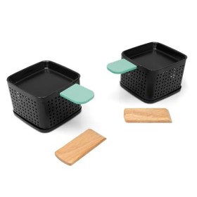 Cécoa - Lot de 2 Raclettes à la Bougie - Fromage fondu en 2 Minutes - Sans Électricité - Format Compact - Motifs - Raclette O