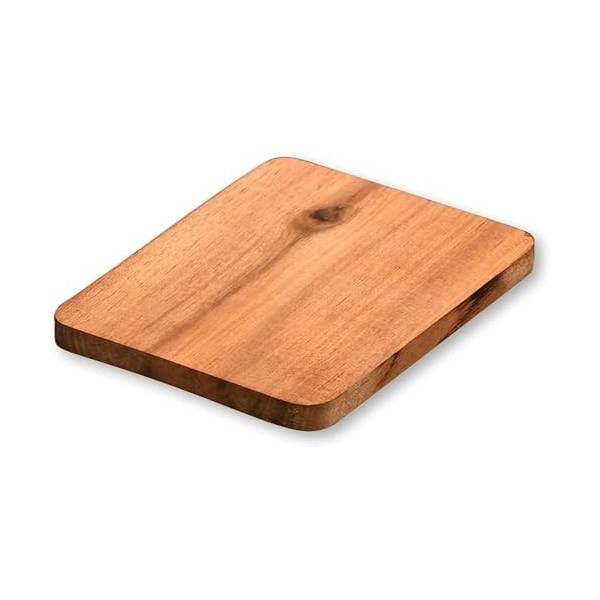 Kesper Lot de 8 Planches à raclette - 10 x 8 cm - en Bois dacacia - Dessous de Verre - Planche à raclette