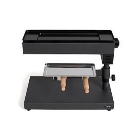 Livoo DOC159 Appareil à Raclette Traditionnel pour Quart de Meule | Thermostat Réglable | Socle Pivotant, Inclinable et Régla