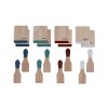 Livoo - Set daccessoires pour raclette MEN391 - bois dhévéa - 8 spatules, 8 planchettes