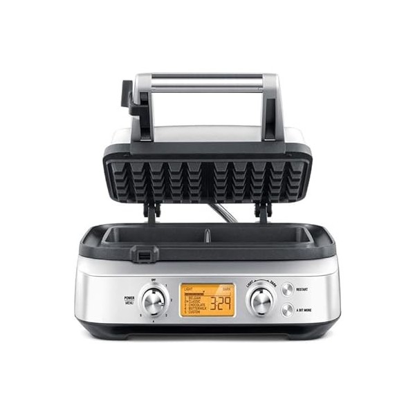 Sage - The Smart Waffle Pro - Gaufrier en Acier Inoxydable Brossé - Acier Inoxydable Brossé