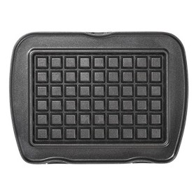 LAGRANGE Jeu de plaques Gaufres Liégoises, compatible avec tous les gaufriers "Premium", Plaques en fonte daluminium, Revête