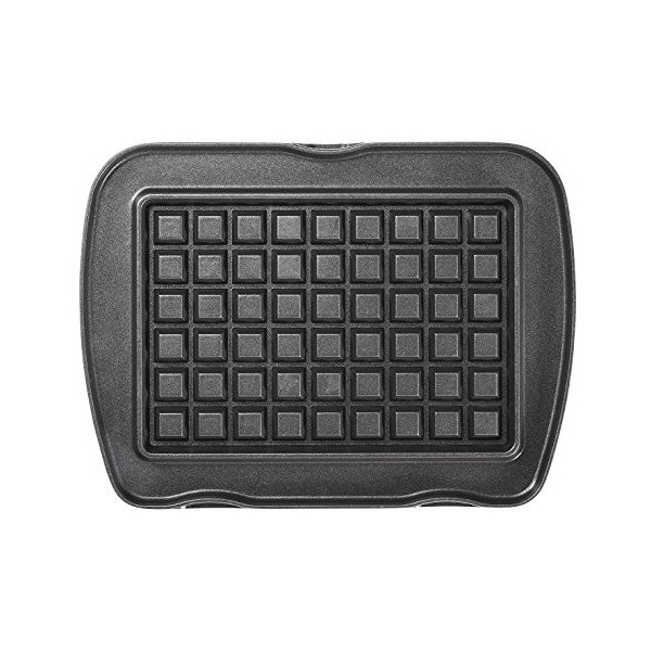 LAGRANGE Jeu de plaques Gaufres Liégoises, compatible avec tous les gaufriers "Premium", Plaques en fonte daluminium, Revête