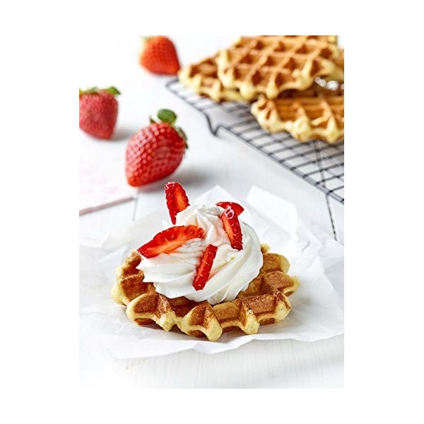 LAGRANGE Jeu de plaques Gaufres Liégoises, compatible avec tous les gaufriers "Premium", Plaques en fonte daluminium, Revête