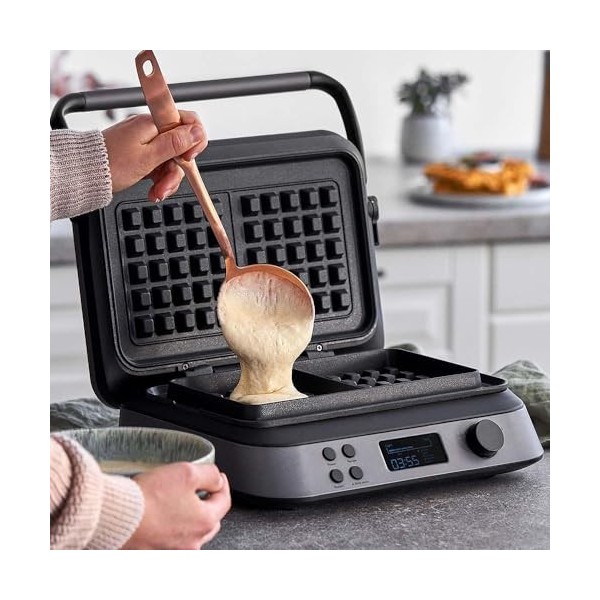 SPRINGLANE Gaufrier belge électrique Wanda 1600 W appareil à gaufres machine à croques