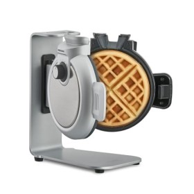 CASO WaffleUp - gaufrier vertical pour des gaufres belges parfaites, 5 niveaux de brunissage au choix, double revêtement anti