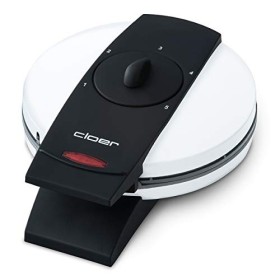 Cloer 261 Gaufrier à cornets pour cônes extrêmement fins et croustillants, Plaques de cuisson 14,5 cm Ø, Revêtement antiadhés