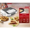 TEFAL Snack XL Appareil à croques et à gaufres, 850W, Plaques amovibles extra profondes et larges, Multifonction, Chauffe rap