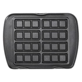 LAGRANGE Jeu de plaques Mini-gaufres, compatible avec tous les gaufriers "Premium", Plaques en fonte daluminium, Revêtement 