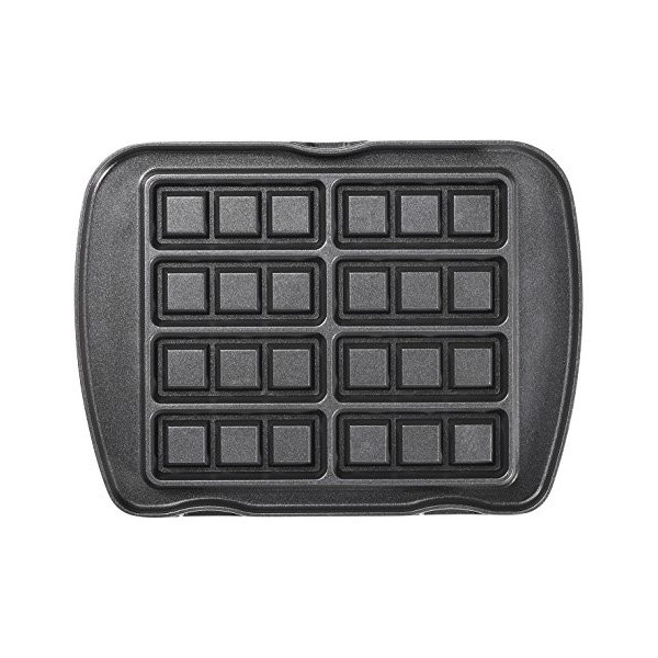 LAGRANGE Jeu de plaques Mini-gaufres, compatible avec tous les gaufriers "Premium", Plaques en fonte daluminium, Revêtement 