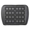 LAGRANGE Jeu de plaques Mini-gaufres, compatible avec tous les gaufriers "Premium", Plaques en fonte daluminium, Revêtement 