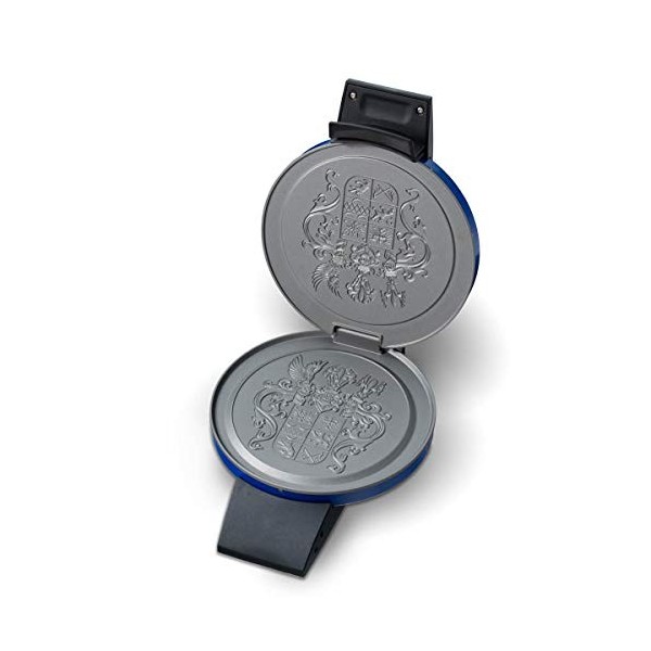 Cloer 2632 Gaufrier à cornets avec armoiries de la frise orientale pour cônes extrêmement fins et croustillants, Plaques de c