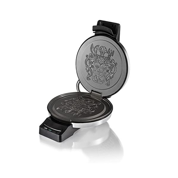 Cloer 2898EF Gaufrier Petit Corne Professionnel avec armoiries de la frise orientale pour cônes extrêmement fins et croustill