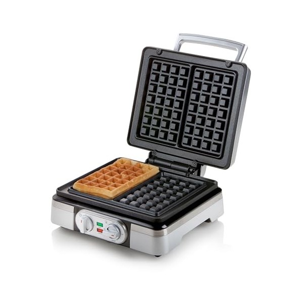 GAUFRIER DOMO DO9149W, Argenté/Noir/Métallique