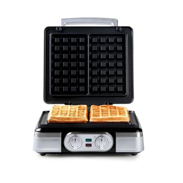 GAUFRIER DOMO DO9149W, Argenté/Noir/Métallique