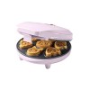 Bestron Appareil à mini cookies avec motifs danimaux, Moule à mini gaufres, avec témoin de cuisson & revêtement anti-adhésif