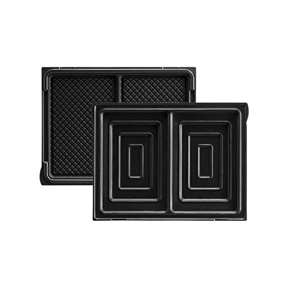 Lagrange 020422 Jeu de Plaque pour Gaufier Aluminium 150 x 100 mm, Aluminum