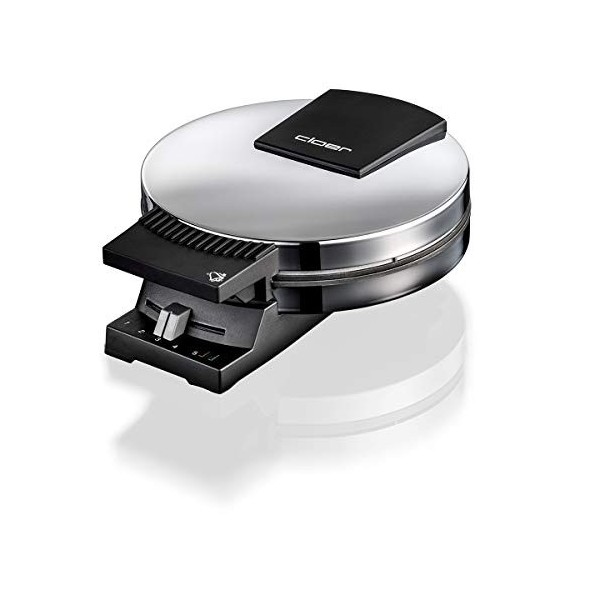 Cloer 285EF Petit Corne Gaufrier Cornet de Glace avec Armoiries de la Frise Orientale, Plaques 15 cm Ø, Temps de Cuisson régl