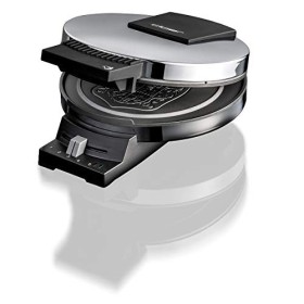 Cloer 285EF Petit Corne Gaufrier Cornet de Glace avec Armoiries de la Frise Orientale, Plaques 15 cm Ø, Temps de Cuisson régl