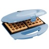 Bestron Gaufrier pour Gaufres de Bruxelles, Gaufrier avec Revêtement Anti-Adhésif, Design Rétro, 700 Watts, Couleur: Menthe, 