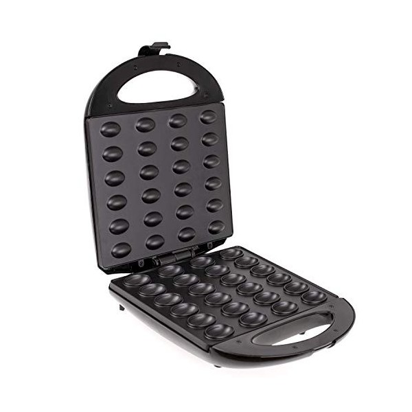 Mesko MS3041 Gaufrier 24 Moitiés Gateau Forme de Noix Oreshki, XL, 1600 W, Revêtement Anti-Adhésif, Zouza, Moule à Noix, Mach