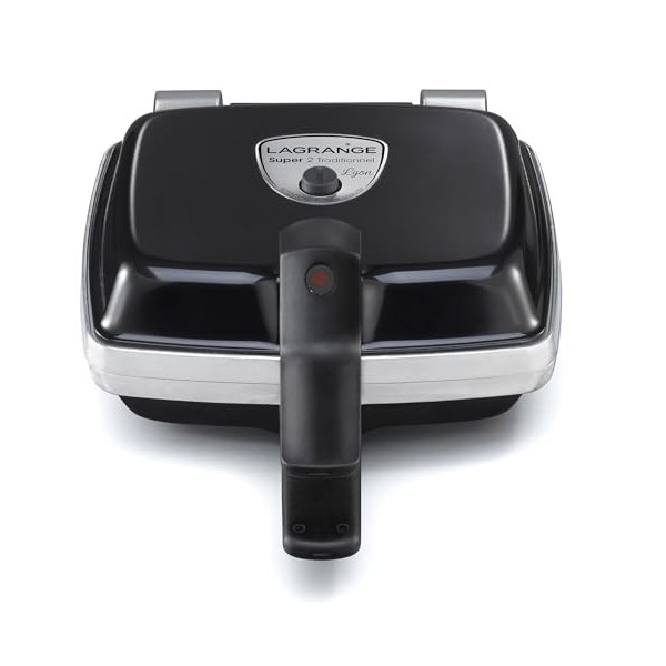 LAGRANGE Gaufrier Gaufrier Super 2 039121, Noir