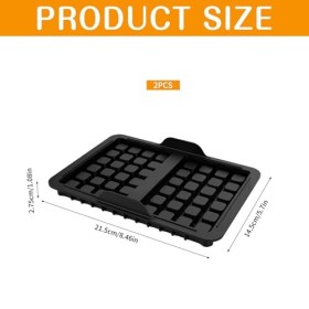 Plaques à Gaufres,Moules à Gaufres Belges en Silicone,Machine à Gaufres,Revêtement Antiadhérent,Compatibles avec AF400EU, AF4