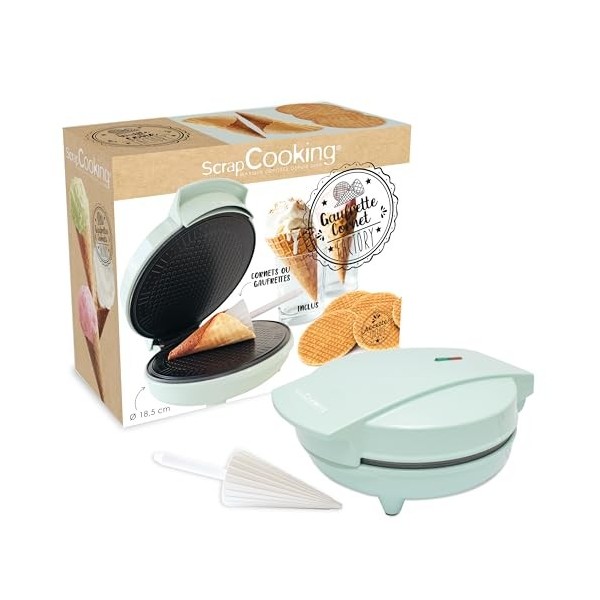 ScrapCooking - Machine à Gaufrettes & Cornet de Glace - Waffle Factory- Gauffrettes & Cornet - 3883