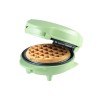 Bestron Mini gaufrier pour gaufres classiques, Petit gaufrier avec revêtement anti-adhésif, pour les anniversaires denfants,