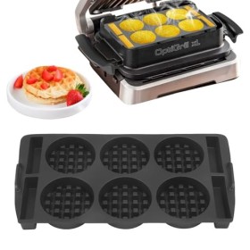 Insert à gaufres compatible avec Tefal Optigrill XL, 4 en 1 XL, 2 en 1 XL, Elite XL, Plus+XL, Elite Plus XL, Accessoires de c