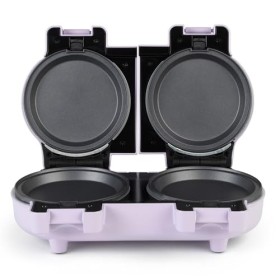 Petra PT5923PPVDE double mini machine à snacks - Machine à friandises compacte, gaufrier américain/belge, plaques antiadhésiv